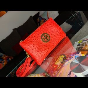 Tory Burch crossbody red purse